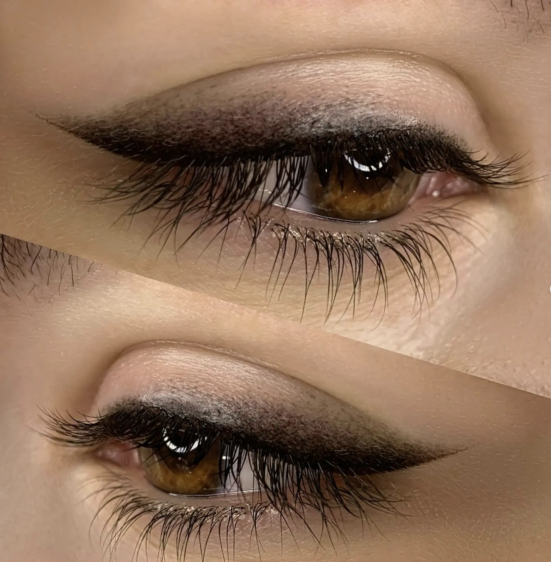 eyeshadow after healed eyeliner